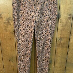 NYDJ Sculpt-Her Brown Animal Print Pants